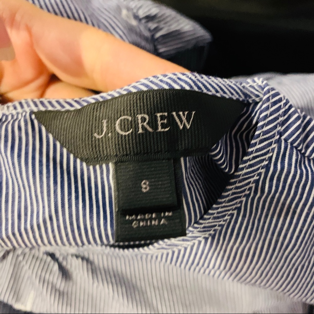 J. CREW Embroidered Bell Sleeve Poplin Shirt - Picture 9 of 11